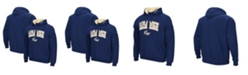 Colosseum Men's Navy Gw Colonials Arch and Logo Pullover Hoodie